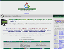 Tablet Screenshot of football-streams.com